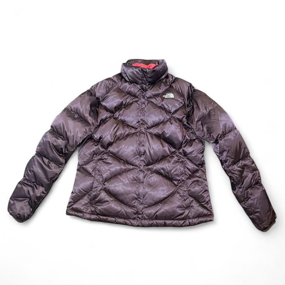 The North Face Aconcagua 550 Down Puffer Jacket Dark Eggplant Purple Women’s XL